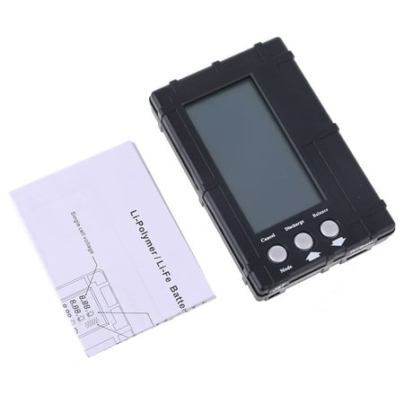 

3 in 1 RC 2s-6s LCD Li-Po Battery Balancer Voltage Meter Tester High Precision Display Voltage Display Discharger