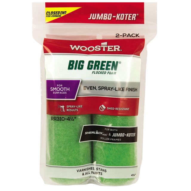 Rodillo de pintura Wooster RR310-4.5 Jumbo-Koter, 11,5 cm