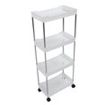 thumbnail image 1 of 4-Tier Rolling Cart for Bathroom Kitchen Living Room, Wheels Design, Mobile Utility Cart with Easy Movement, 1 of 7