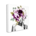 thumbnail image 3 of Stupell Woman Purple Blossoms Arrangement Botanical & Floral Painting Gallery Wrapped Canvas Print Wall Art, 3 of 7