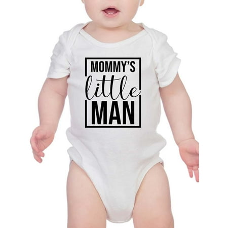 

Mommy s Little Man Bodysuit Infant -Smartprints Designs 24 Months