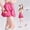 Hot Pink, variant on Girls Tennis Skirts, Casual Cute Kids Girls Athletic Skorts with Pocket Liner, 2 in 1 High Waist Workout Sports Quick Dry Running Shorts(Yellow,5-6 Years)