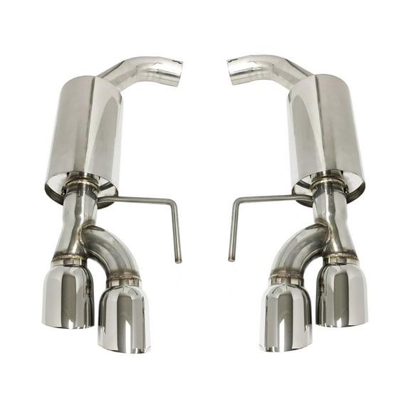 NXT Step Performance Axle Back Exhaust System Compatible with 2018-2023 Mustang GT 5.0L Quad Tip EX3051