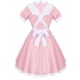thumbnail image 5 of Conjunto de Disfraz de Criada Lolita Wannsee Cosplay Rosa Talla L, 5 of 8