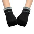 thumbnail image 1 of Filles Femmes Mode Hiver Chaud Écran Tactile Extérieur Plein Doigts Poignet Gants, 1 of 10