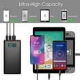 thumbnail image 6 of Power Bank Portable Fast Charger - 10000mAh External Battery [QUICK CHARGE 2.0/3.0] with 2 Ports [1x USB 1x Type-C] and EASY TO READ LED DISPLAY for Sonim XP8, XP10, XP5plus, 6 of 10