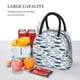 thumbnail image 5 of Fotbe Blue Fish Bolsa de Almuerzo con Estampado, Lonchera Aislada, Contenedor de Comida Reutilizable Tipo Cooler a Prueba de Fugas, 5 of 6