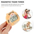 thumbnail image 6 of Pretyzoom Digital Magnetic Timer with Stopwatch Function for Kitchen and Classroom Use Yellow, 6 of 8