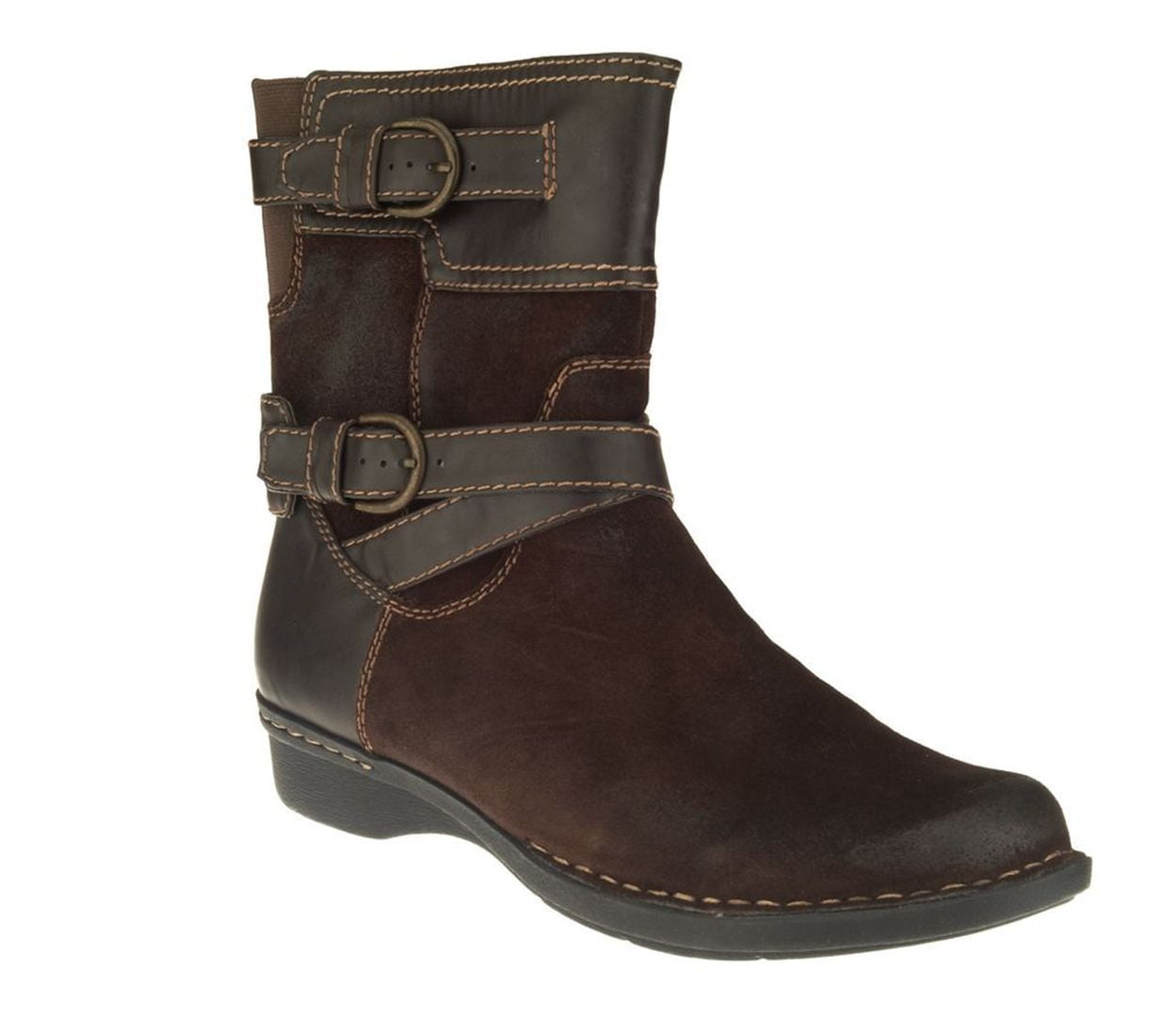 Clarks Bendables Whistle Ranch Suede Ankle Boots A236979 - Walmart.com