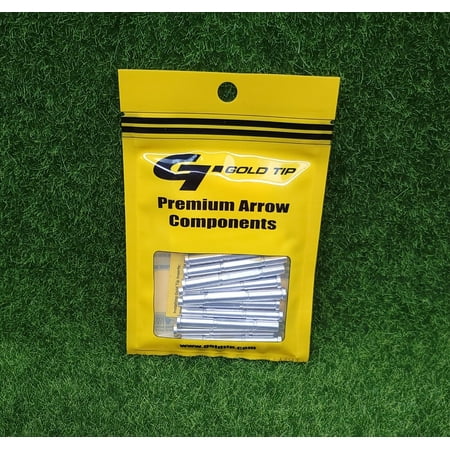 Gold Tip Aluminum Arrow Inserts (Pack of 12).246-Inch/50-Grain