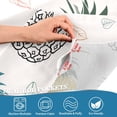 thumbnail image 5 of Colorful Pineapple Kitchen Curtains Cafe Curtains Washable Short Curtains for Small Window Farmhouse Kitchen Bathroom Basement Half Window Curtain, 27 x 36 inch Length, 2 Panels, 5 of 6