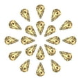 thumbnail image 1 of Unique Bargains 20Pack Teardrop Sew on Rhinestone - 8x5mm Glass Teardrop Crystal Rhinestones in Gold Prong Setting (Coffee), 1 of 7
