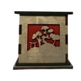 thumbnail image 4 of Japanese Scenery Light Box | 5 inch Colored Wooden Bedside Lamp | Cherry Blossom Lantern, 4 of 5