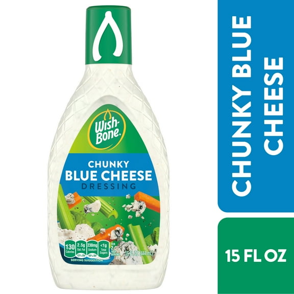 Wish-Bone Chunky Blue Cheese Salad Dressing, 15 fl oz