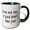 Black/White, variant on 3drose, Image of Im Not Shy I Just Dont like You Quote, 15oz Two-tone Yellow Mug