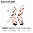 thumbnail image 2 of Balery Panda Ice Creams Donuts Calcetas Largas con Estampado para Hombre y Mujer – Suaves y Transpirables, Talla Única (US 5-11), 2 of 6