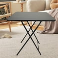 thumbnail image 6 of TidBay Foldable Dinner Table Square Solid MDF 4 Persons Home office Study Computer Desk Home Improvement, 6 of 7