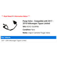 thumbnail image 2 of Purge Valve - Compatible with 2017 - 2018 Volkswagen Tiguan Limited, 2 of 2