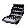 thumbnail image 4 of SHZICMY Sunglass Organizer Leather Eyeglasses Collector 48 Slots PU Eyewear Display Case Storage Box, 4 of 13