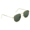 thumbnail image 3 of Azorb Polarized Sunglasses for Women Men Polarized Sunglasses Gold Hexagonal Frame Sunglasses, 3 of 5