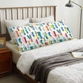 thumbnail image 5 of KLL Ultra Soft Microfiber Body Pillow Cover/Pillowcases 20"x54" with Hidden Zipper Closure-Cute Transport, 5 of 5