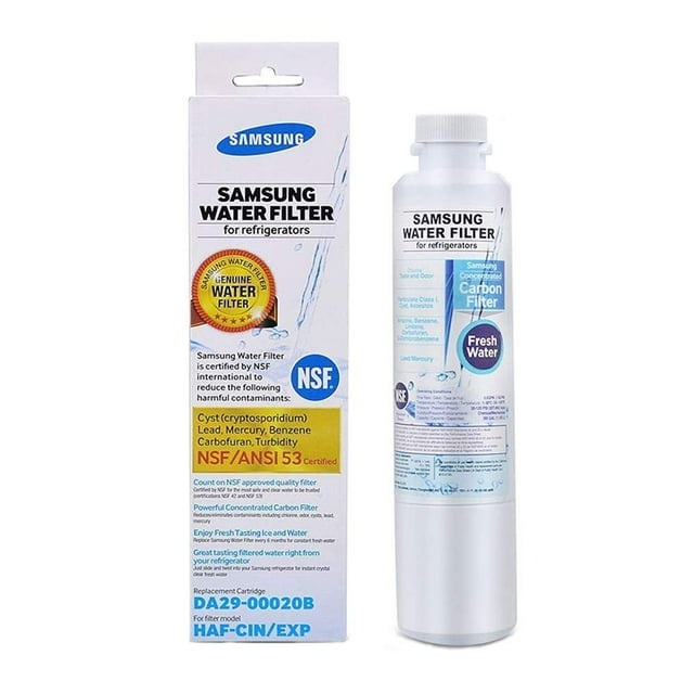 Filtro de agua para refrigerador Samsung DA29-00020B, paquete de 1
