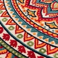 thumbnail image 5 of Loomaknoti Fortune Phraderix 6' x 9' Gray Medallion Indoor/Outdoor Area Rug, 5 of 6