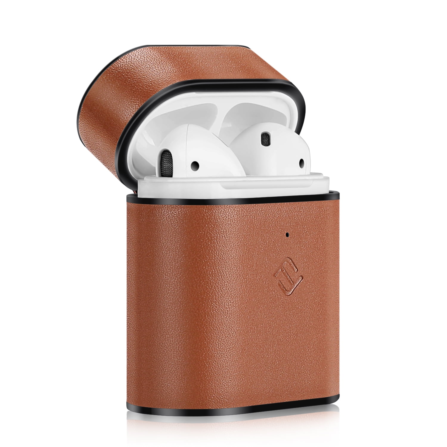Fintie Genuine Leather Case for AirPods 1 & AirPods 2 AirPod Charging