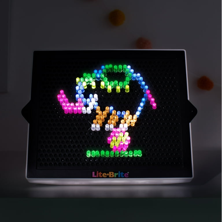 168) Lite Brite Bright Multi Color Shapes - Pegs & Storage Case - toys &  games - by owner - sale - craigslist
