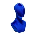 thumbnail image 2 of Xuanheng Mannequin Head Model Hat Rack Display Head for Headdress Headset Scarves Dark Blue, 2 of 8