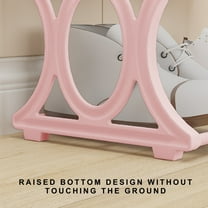 InsCrazy Shoe Rack for Kitchen Bathroom Laundry Room Office, Shoe Rack Storage Organizer With 5 Tiers Metal