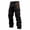 Black, variant on Men's Vintage Washed Patchwork Cargo Pants, Button & Zipper Waist, Straight Leg Retro Casual Trousers Black L