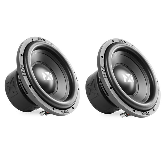 NVX NSW104v3 10" Dual 4-Ohm Car Subwoofers 1000W Peak (500W RMS) N-Series v3 2 Pack
