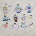 thumbnail image 4 of Pegatina de tela con bonito dibujo de astronauta espacial, planeta, pegatina de tela bordada, parche para ropa, bolsa de conejo, autoadhesivo, 4 of 6
