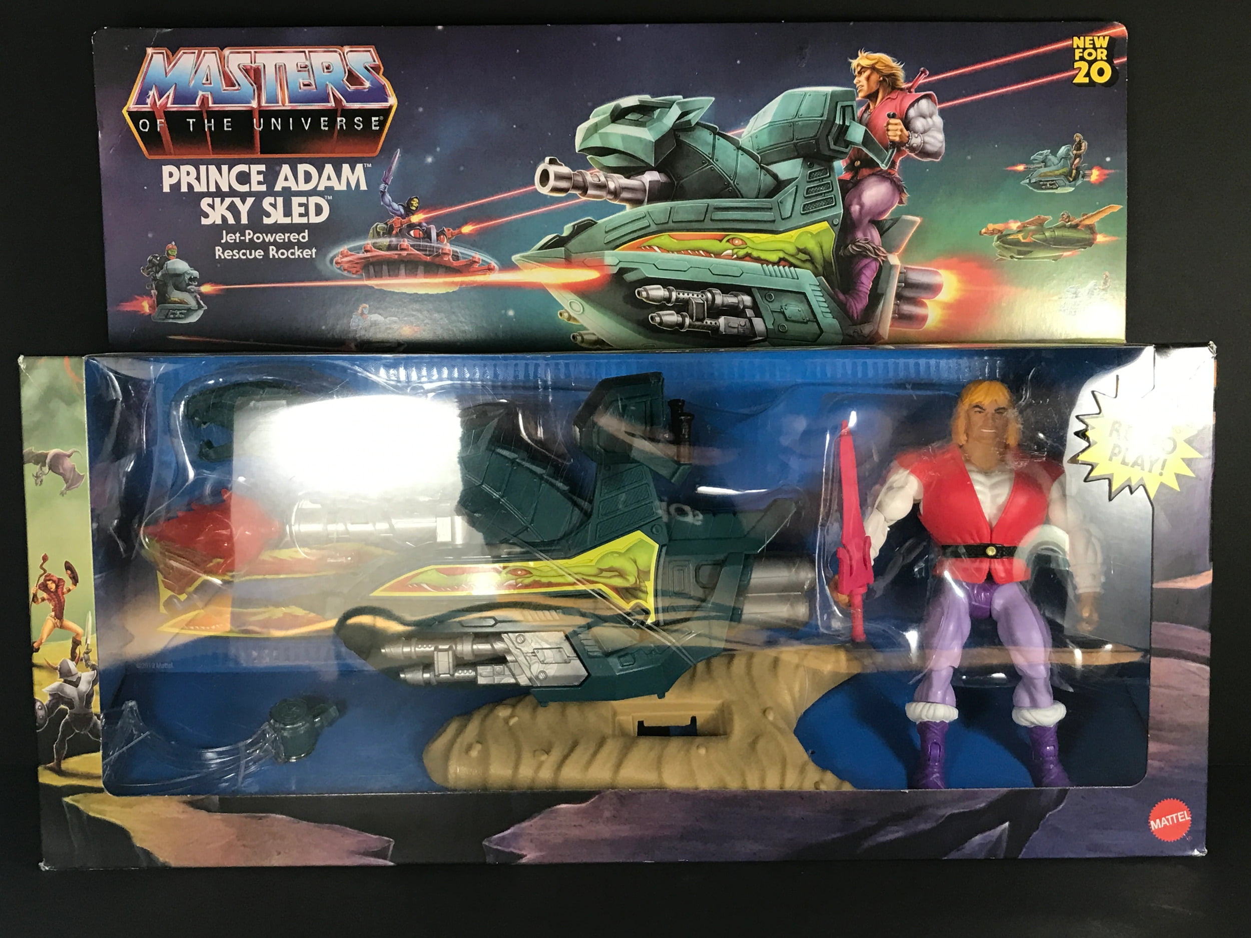 Masters of the Universe Origins 2020 Prince Adam with Sky Sled IN STOCK 