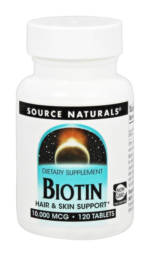 Source Naturals - Biotin 10000 mcg. - 120 Tablets - Walmart.com