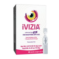 iVIZIA Eye Gel for Nighttime Dry Eyes, preservative-free, 30 single-use vials