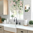 thumbnail image 5 of Sage Green Eucalyptus Leaves Tie Up Curtains for Windows, Balloon Window Shades, Weeping Floral Summer Botanical Kitchen Window Treatments Roll Up Curtain for Basement/Nursery 52"x45", 5 of 8