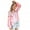 Pink, variant on Women Tie Dye Crewneck Sweatshirt Casual Loose Fit Cold Shoulder Cut Out Long Sleeve Color Pullover Tunics Top Blouse Shirts Tshirt Tops