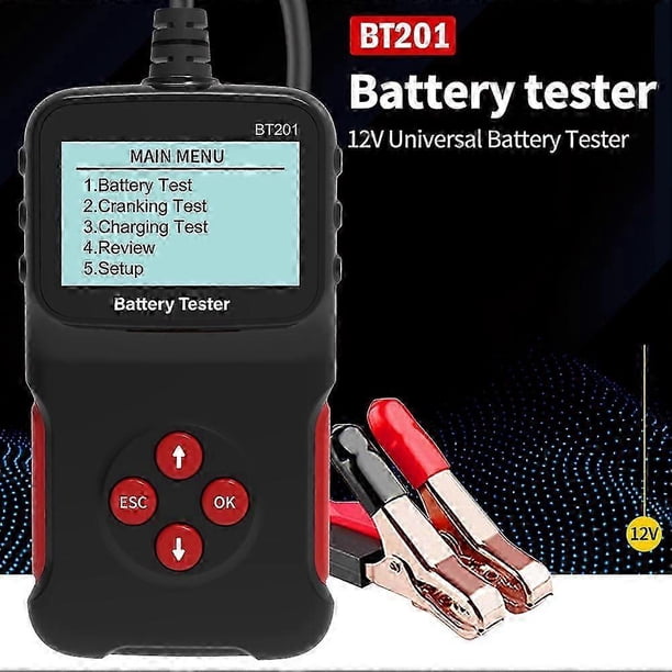 BT201 Auto OBOD2 Scanner with Color Screen Car Engine Fault Code Reader Auto Diagnostic Scan Tester for AGM GEL for Battery
