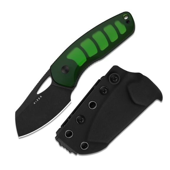 Kizer Hornet Fixed Knife 14C28N Blade Acrylic Handle With Sheath Camping 1074A2