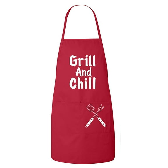 FASCIINO® Grill and Chill Chef Apron with Two Front Pockets