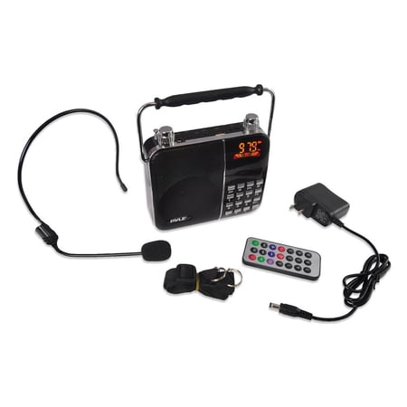 Pyle Portable AM/FM Radios, Black, PWMA63