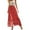 Red, variant on Womens High Waist Polka Dot Pleated Skirt Maxi Swing Skirt