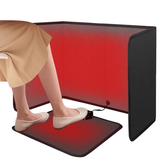 Calefactor Bajo Escritorio SoliSnug Plegable y Silencioso con Temporizador y 8 Niveles de Temperatura
