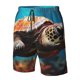 thumbnail image 4 of Fotbe Realistic Turtle Trajes de Baño Estampados para Hombre, Shorts de Verano de Secado Rápido, Ropa de Playa, Bañadores-3X-Large, 4 of 6