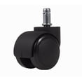 thumbnail image 2 of Black Soft Dual Wheel Casters Only, 2 of 2