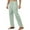 Green, variant on WNEGSTG Mens Pajama Pants Men's Solid Colored Cotton Linen Loose Fitting Casual Lightweight Elastic Waist Home