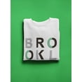 thumbnail image 3 of Brooklyn New York City  Sweatshirt Men -Image by Shutterstock, Male x-Large, 3 of 4