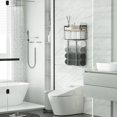 thumbnail image 2 of Toallero para Baño con Estante de Metal, Estante de Toallas Colgantes en la pared, Almacenamiento de Toallaso para Baño Hotel Dormitorio Hogar, Vertical y Duradero, 2 of 7